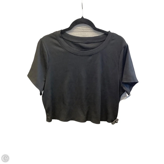 Top Short Sleeve By Shein In Black, Size: 3x