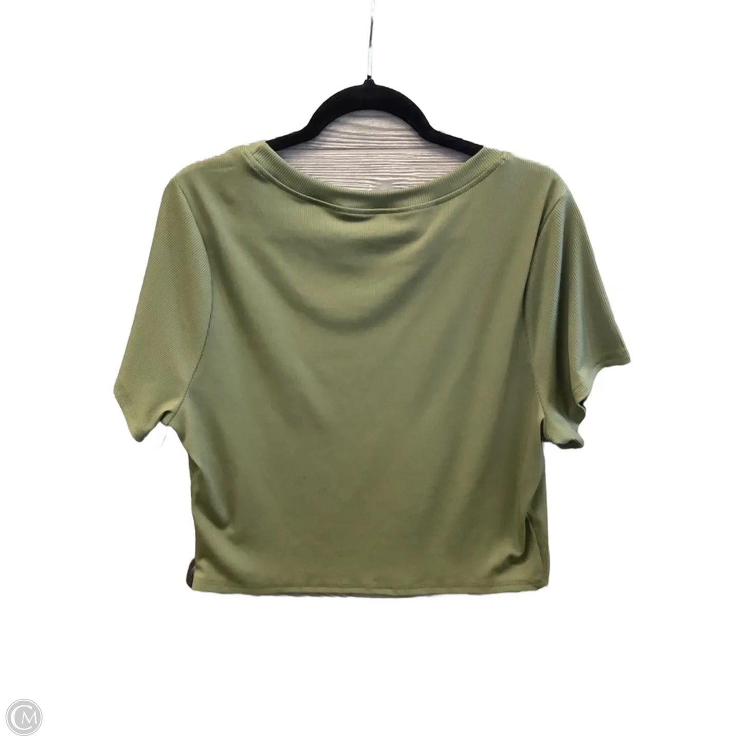 Top Short Sleeve By Shein In Green, Size: 3x