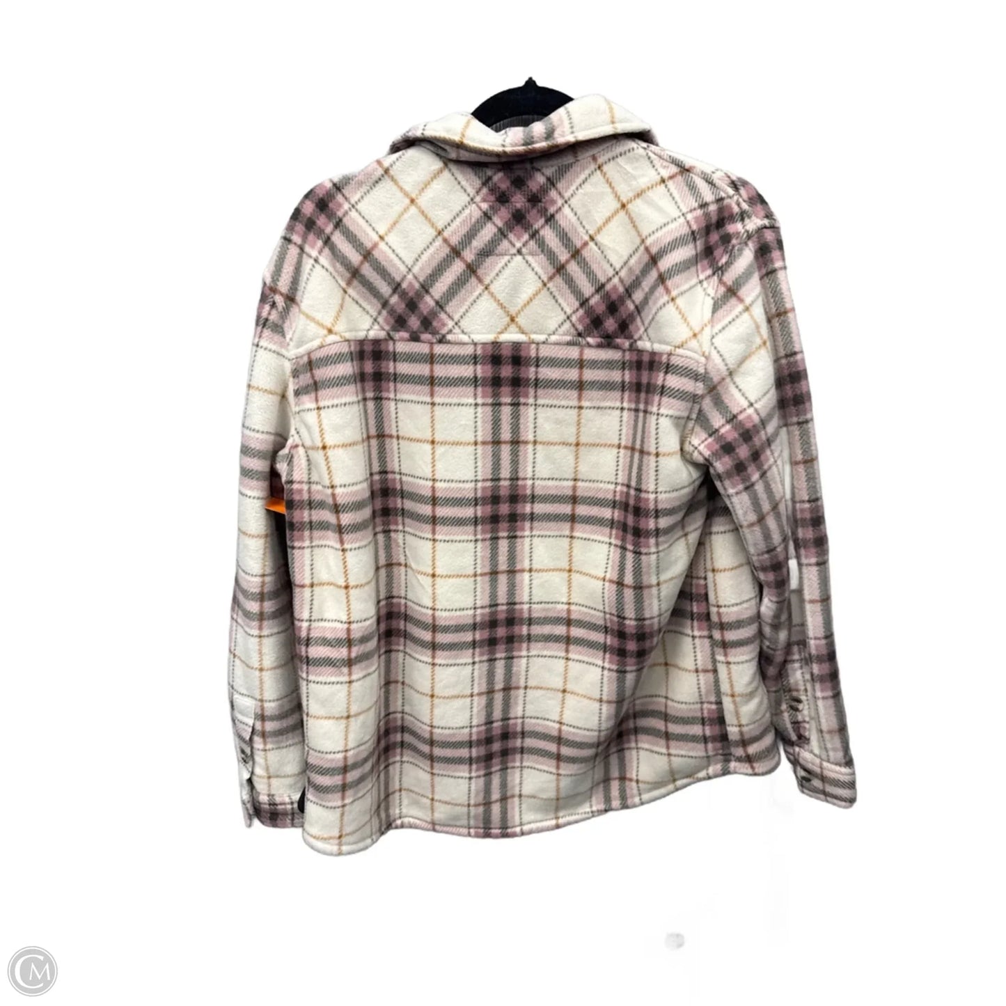 Jacket Faux Fur & Sherpa By Sage In Pink, Size: M