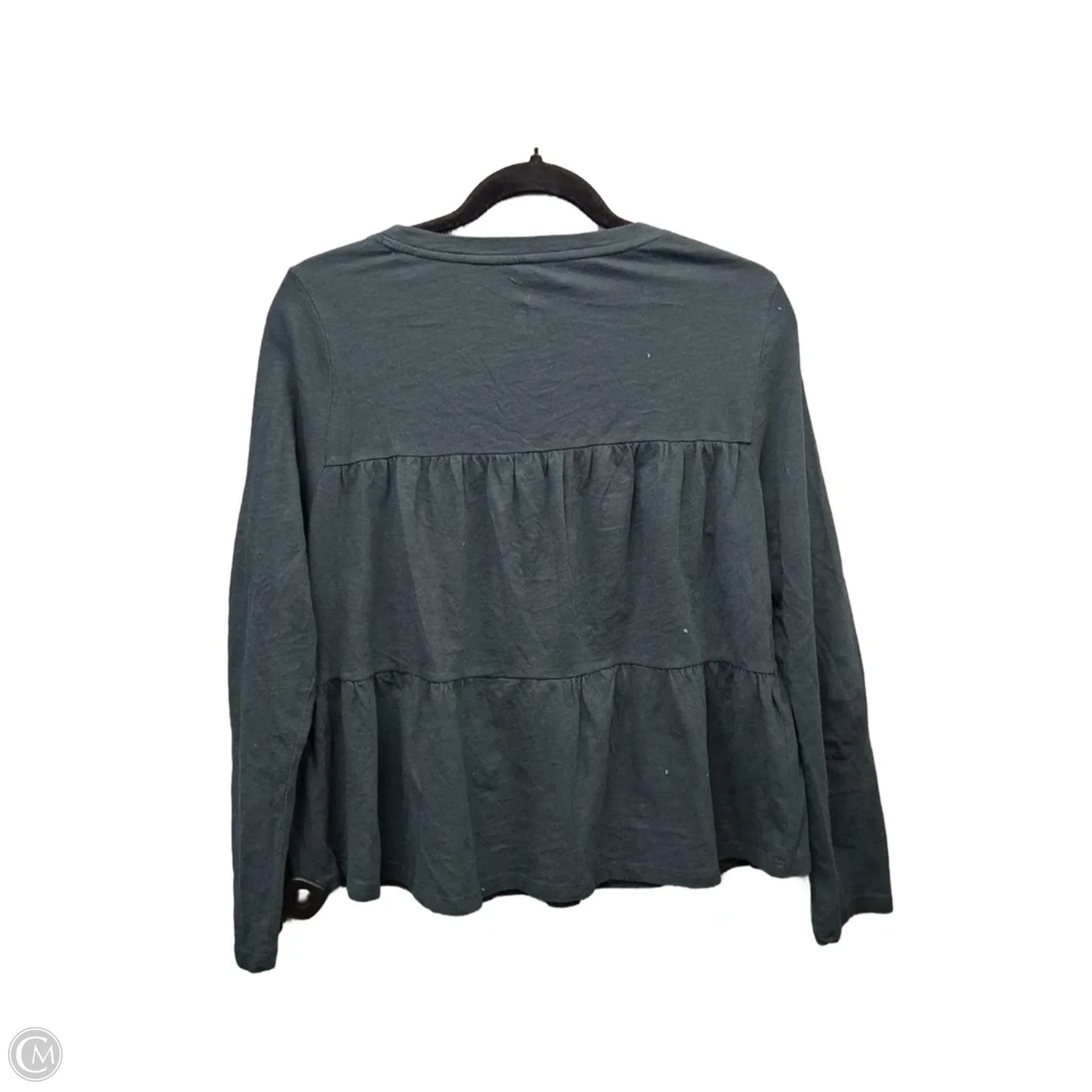 Top Long Sleeve By Sonoma In Green, Size: M