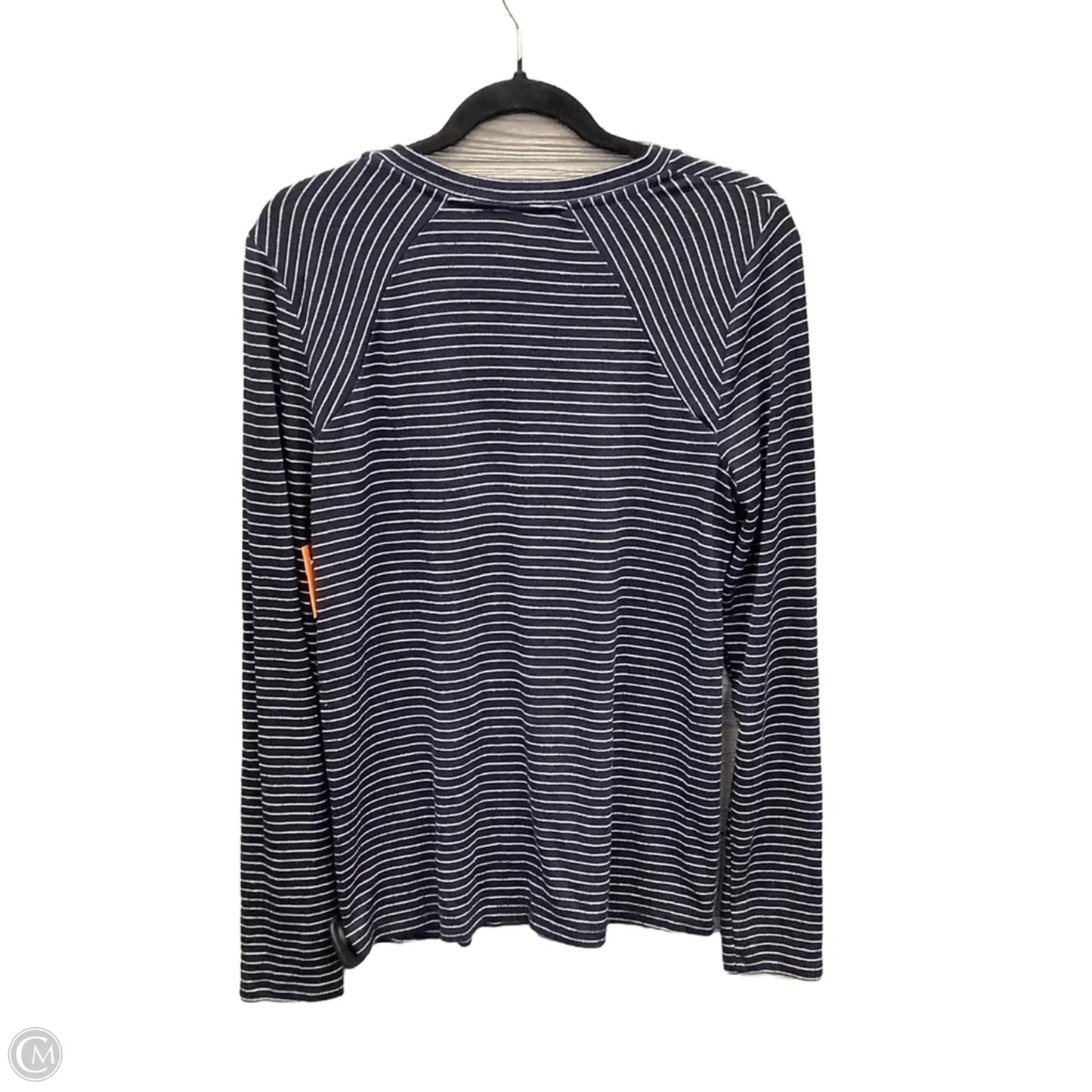 Top Long Sleeve By Market & Spruce In Striped Pattern, Size: L