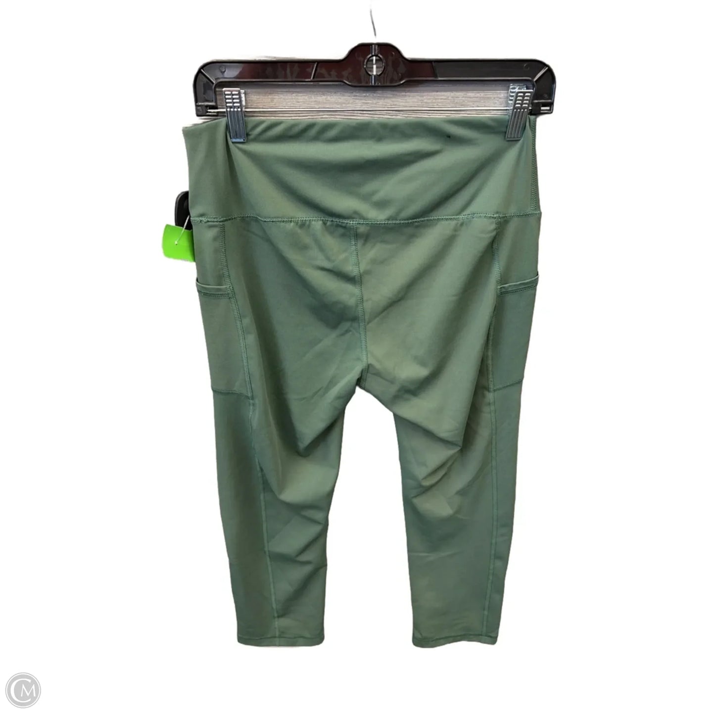 Athletic Leggings By Beverly Hills Polo Club In Green, Size: L