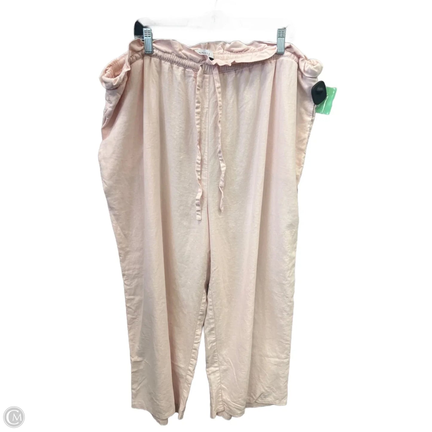 Pants Linen By Eloquii In Pink, Size: 20