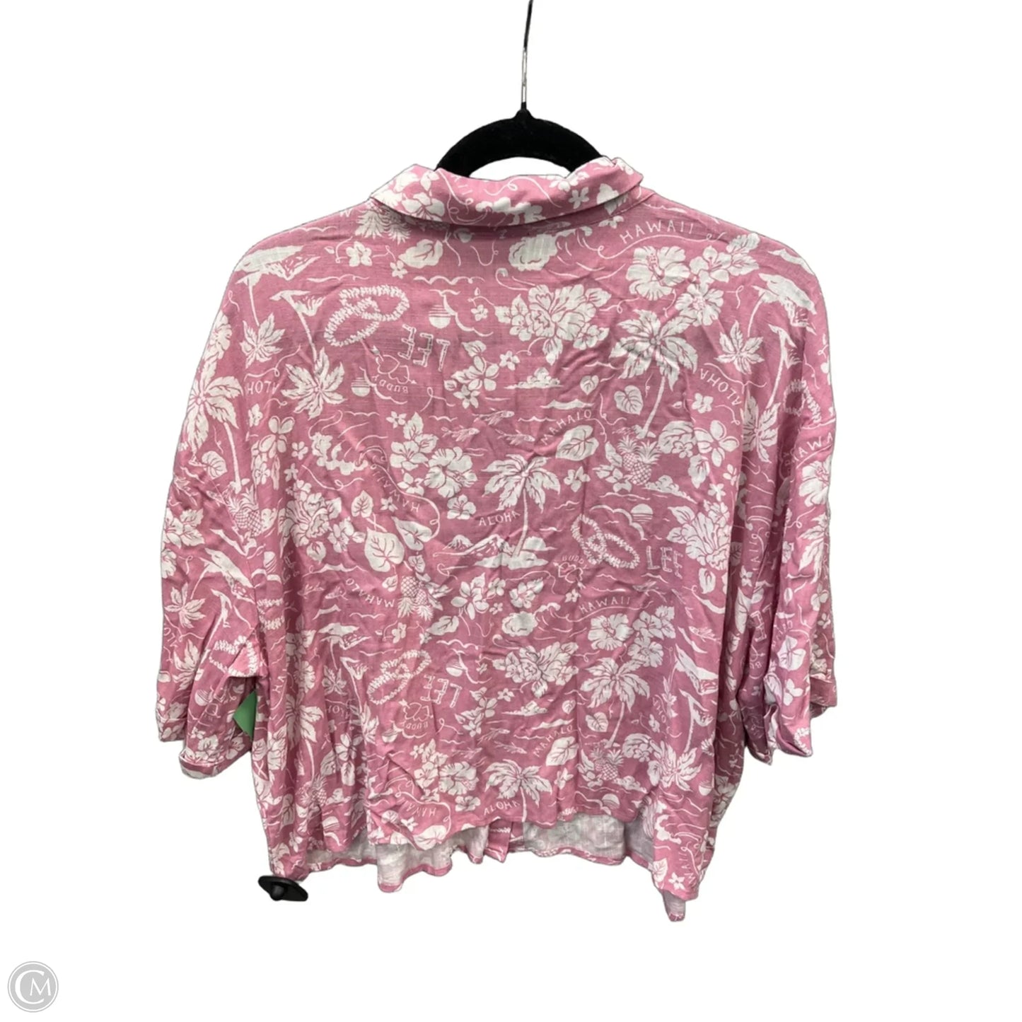 Top Short Sleeve By Lee In Pink, Size: 2x