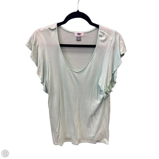 Top Short Sleeve By Old Navy In Green, Size: M