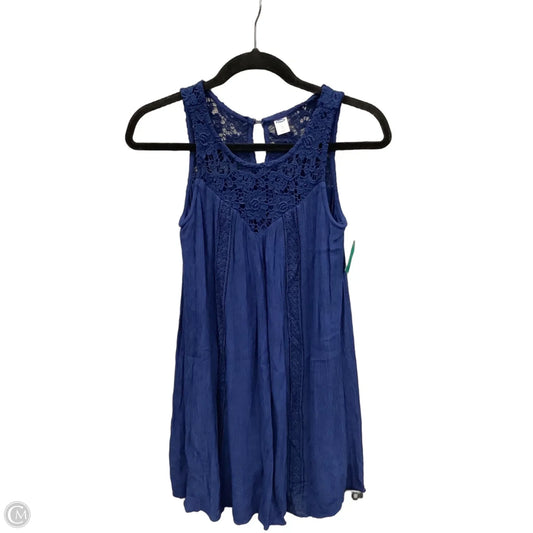 Dress Casual Short By Old Navy In Blue, Size: Xs
