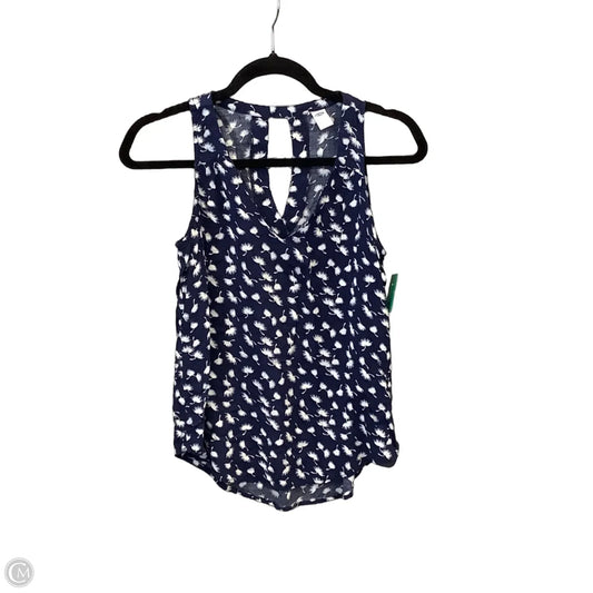 Top Sleeveless By Old Navy In Blue, Size: Sp