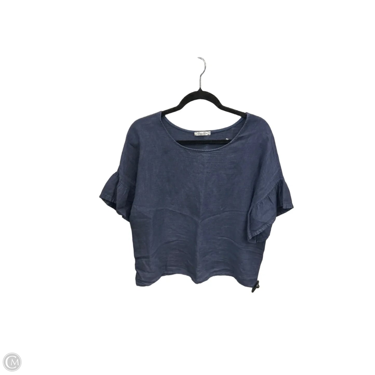 Top Short Sleeve By Clothes Mentor In Blue, Size: M