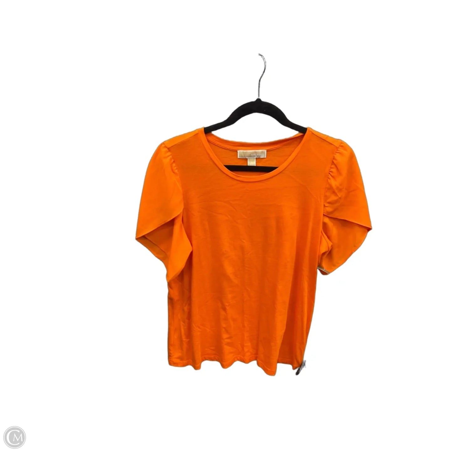 Top Short Sleeve By Michael By Michael Kors In Orange, Size: L
