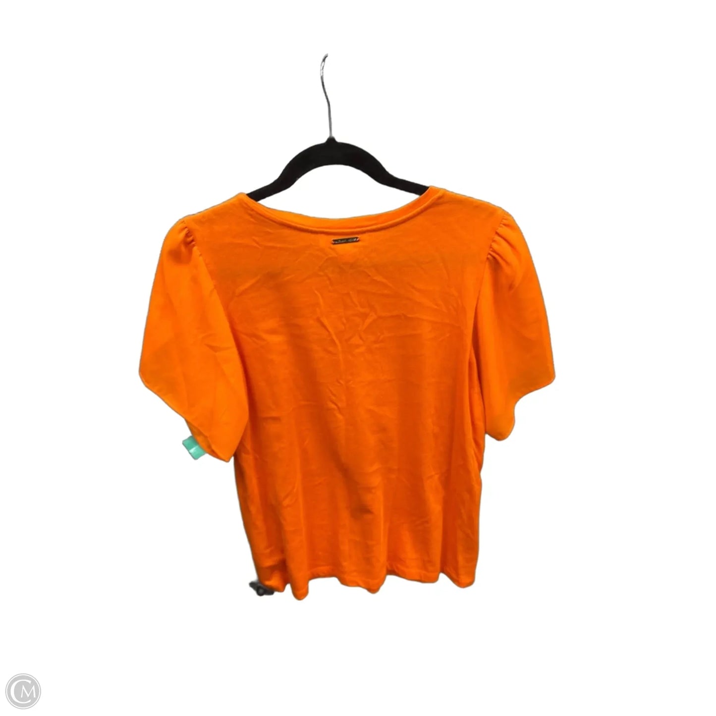 Top Short Sleeve By Michael By Michael Kors In Orange, Size: L