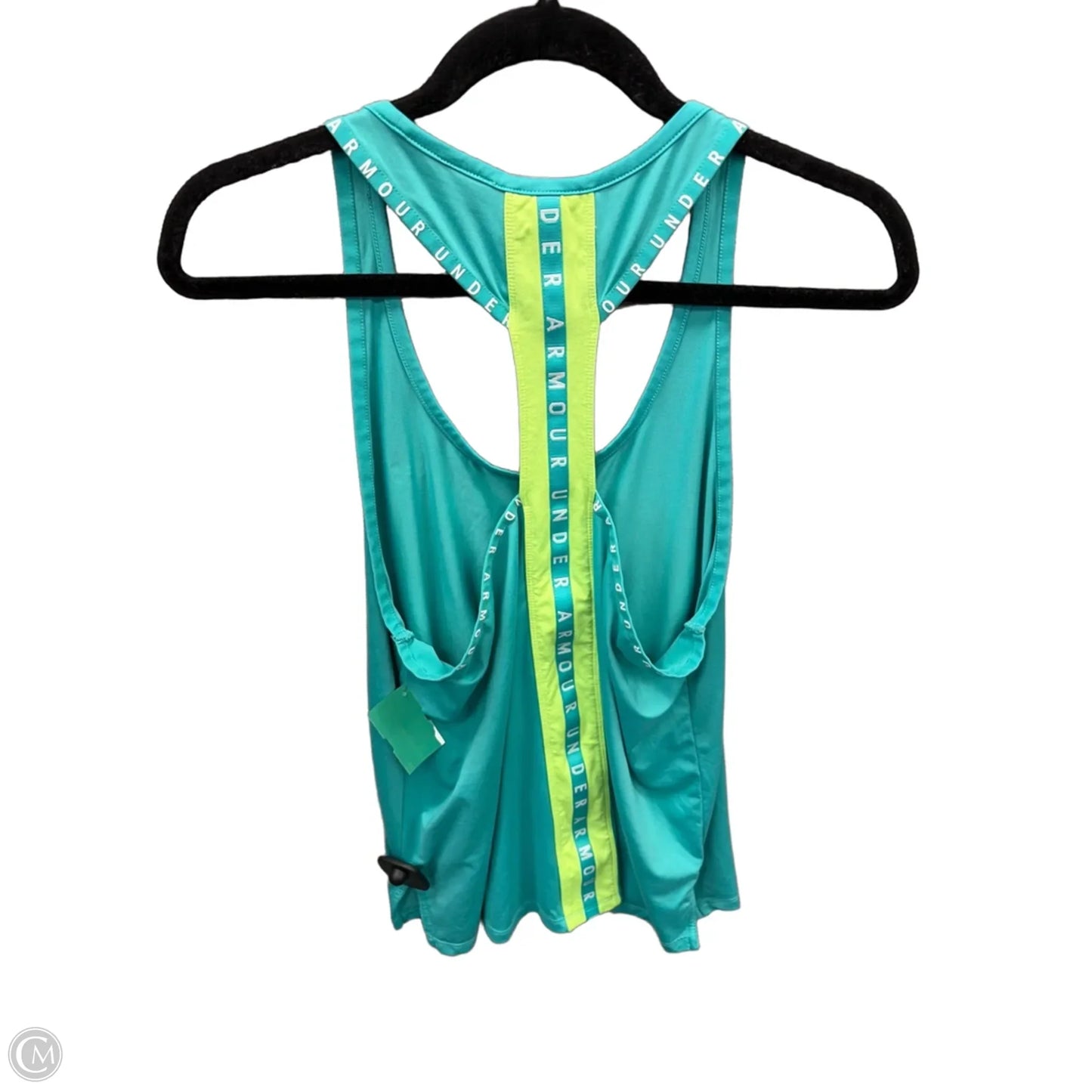 Athletic Tank Top By Under Armour In Green, Size: M