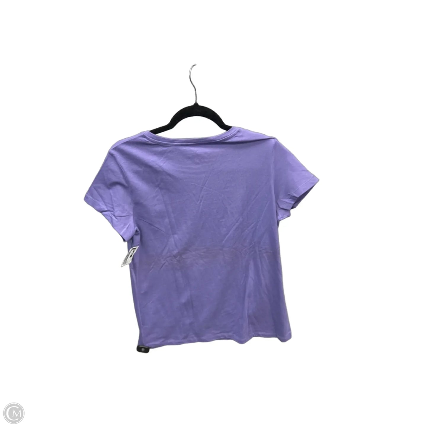 Top Short Sleeve By Sonoma In Purple, Size: L