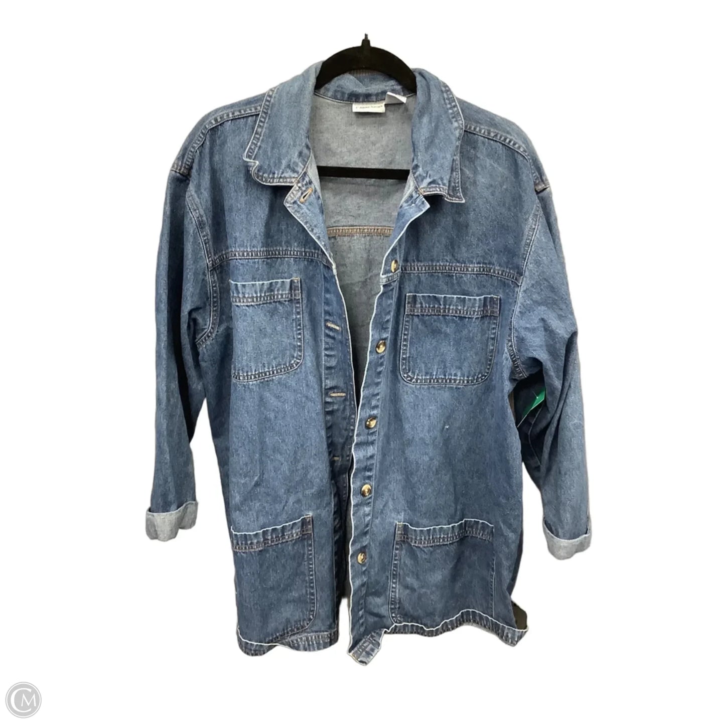 Jacket Denim By Cabin Creek In Blue Denim, Size: Xl
