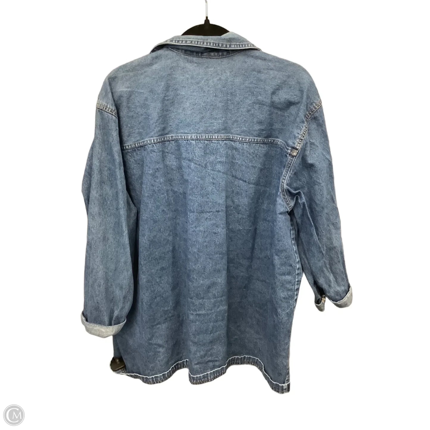Jacket Denim By Cabin Creek In Blue Denim, Size: Xl