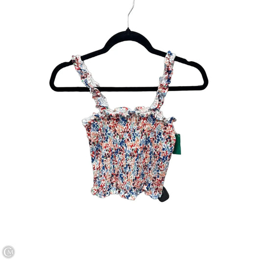 Top Sleeveless By Old Navy In Floral Print, Size: Xs