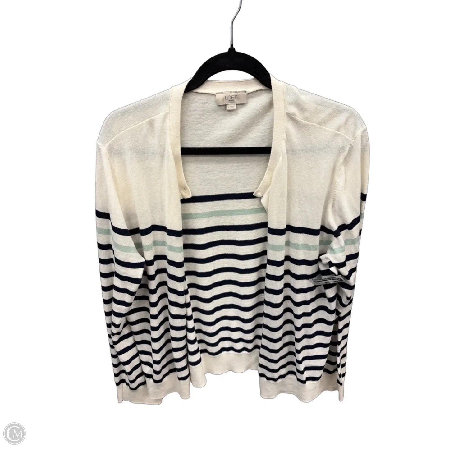 Cardigan By Loft In Cream, Size: Xl