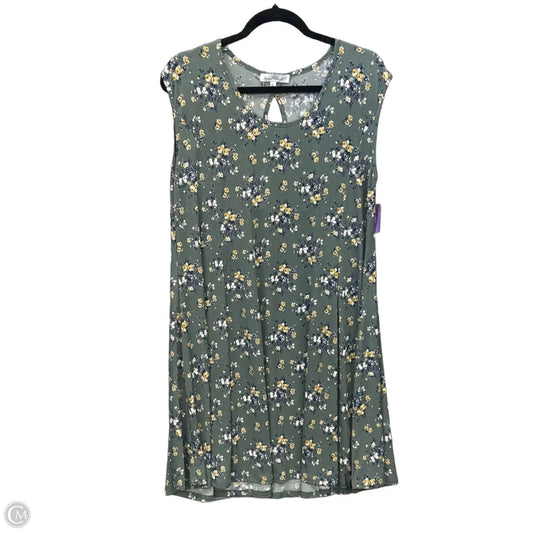 Dress Casual Midi By Keren Hart In Green, Size: L