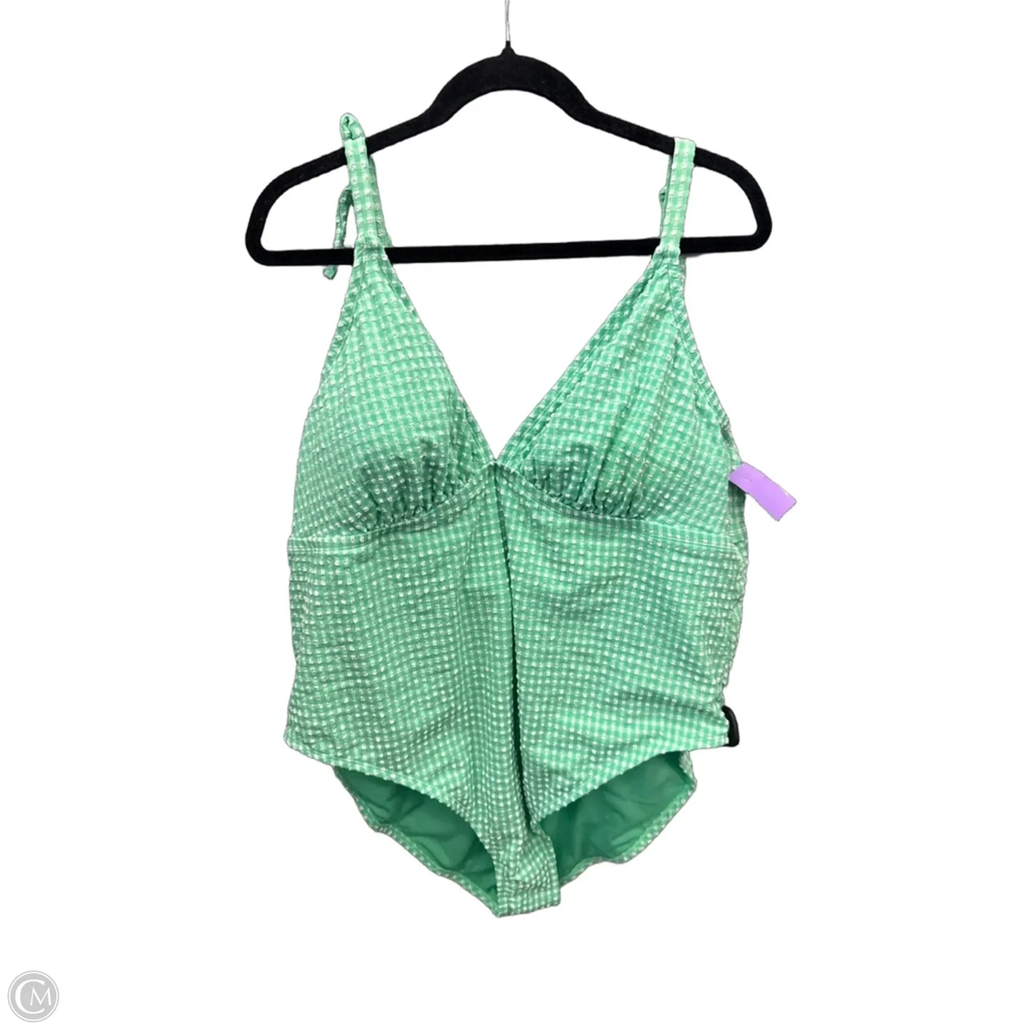 Swimsuit By Time And Tru In Green, Size: 2x