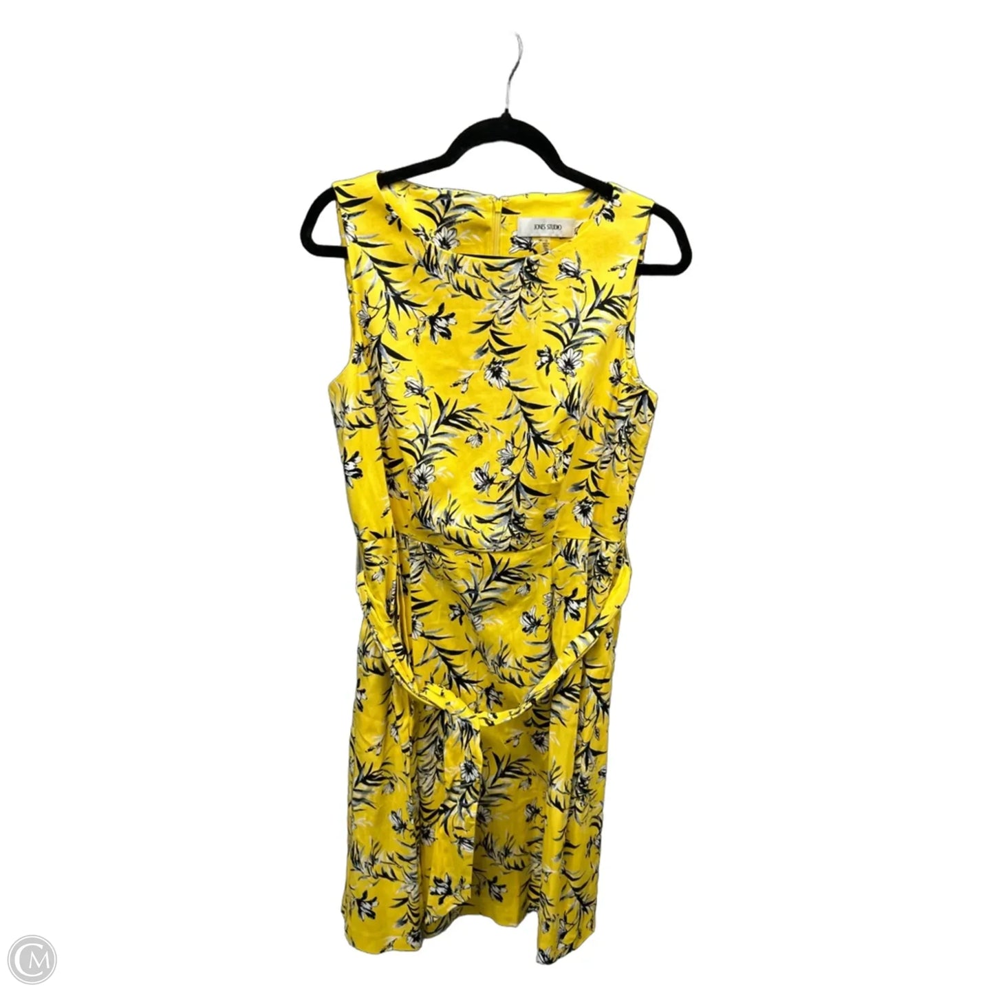 Dress Casual Short By Jones Studio In Yellow, Size: M