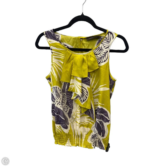 Top Sleeveless By Clothes Mentor In Green, Size: S