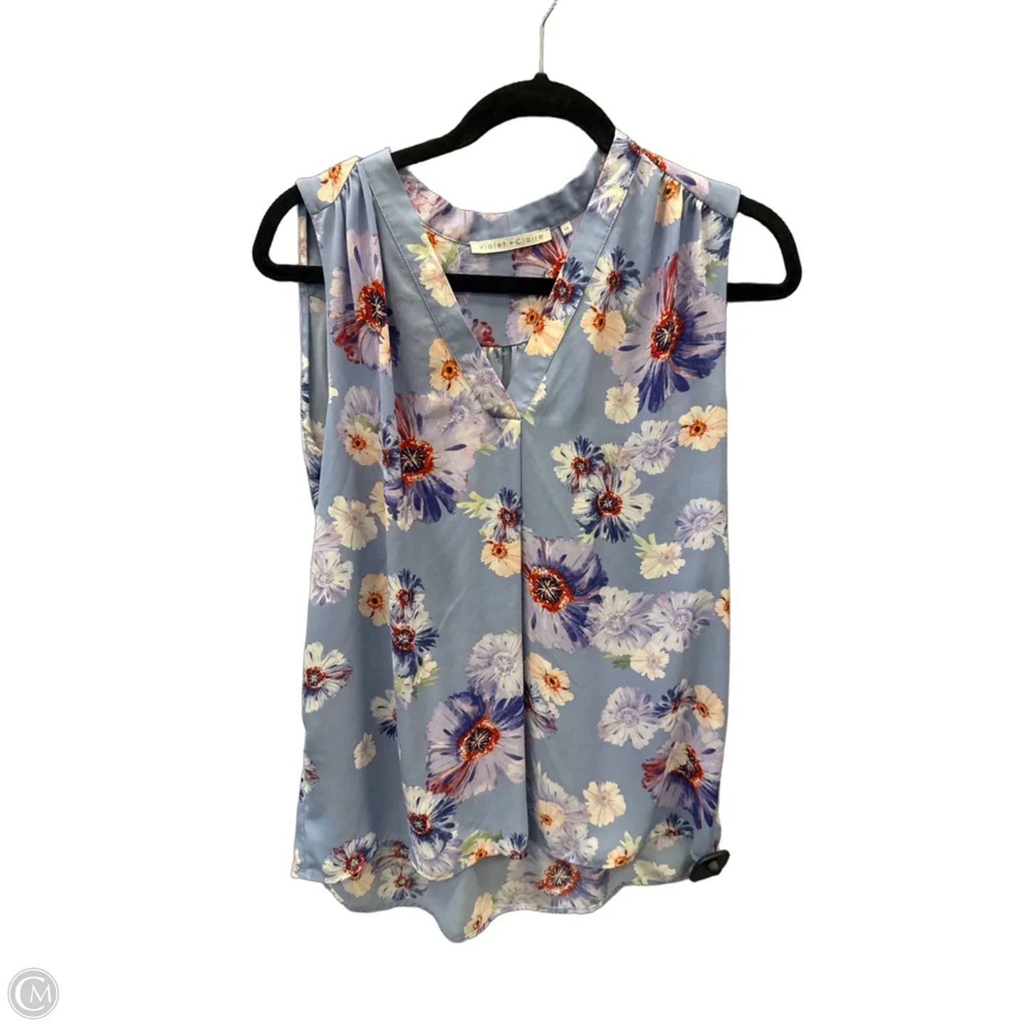 Top Sleeveless By Violet And Claire In Floral Print, Size: M