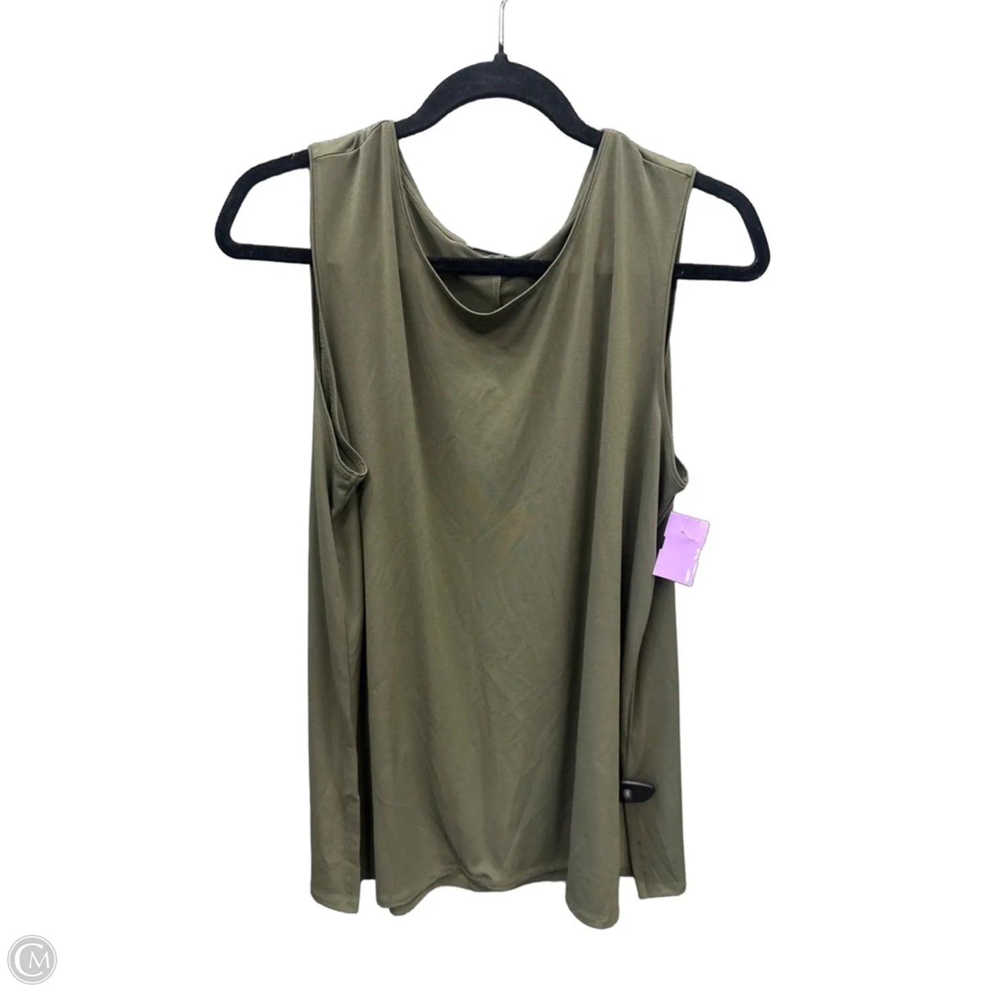 Top Sleeveless By Zenana In Green, Size: Xl