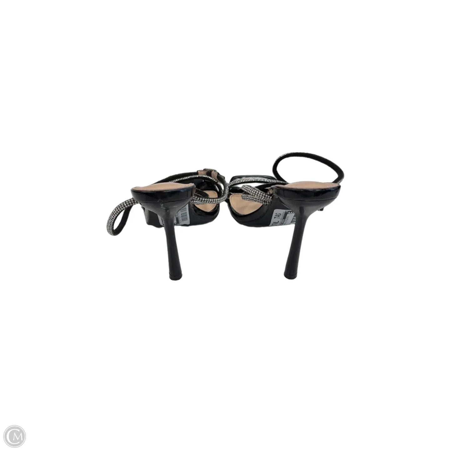 Sandals Heels Stiletto By Clothes Mentor In Black, Size: 7