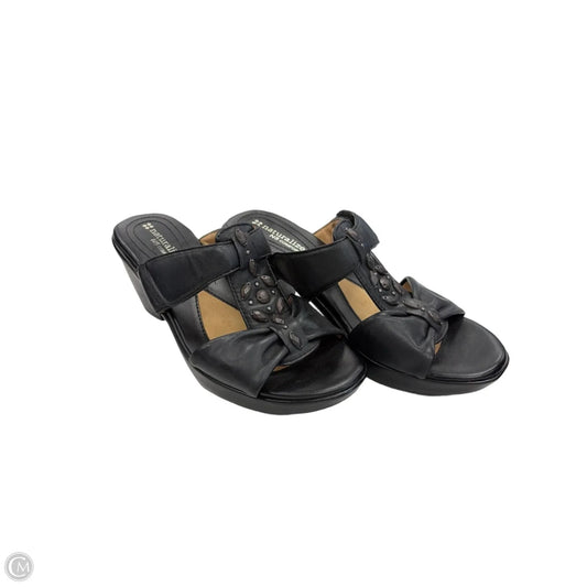 Sandals Heels Block By Naturalizer In Black, Size: 6.5