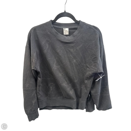 Athletic Top Long Sleeve Collar By All In Motion In Black, Size: S