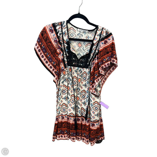 Top Short Sleeve By Black Rainn In Multi-colored, Size: S