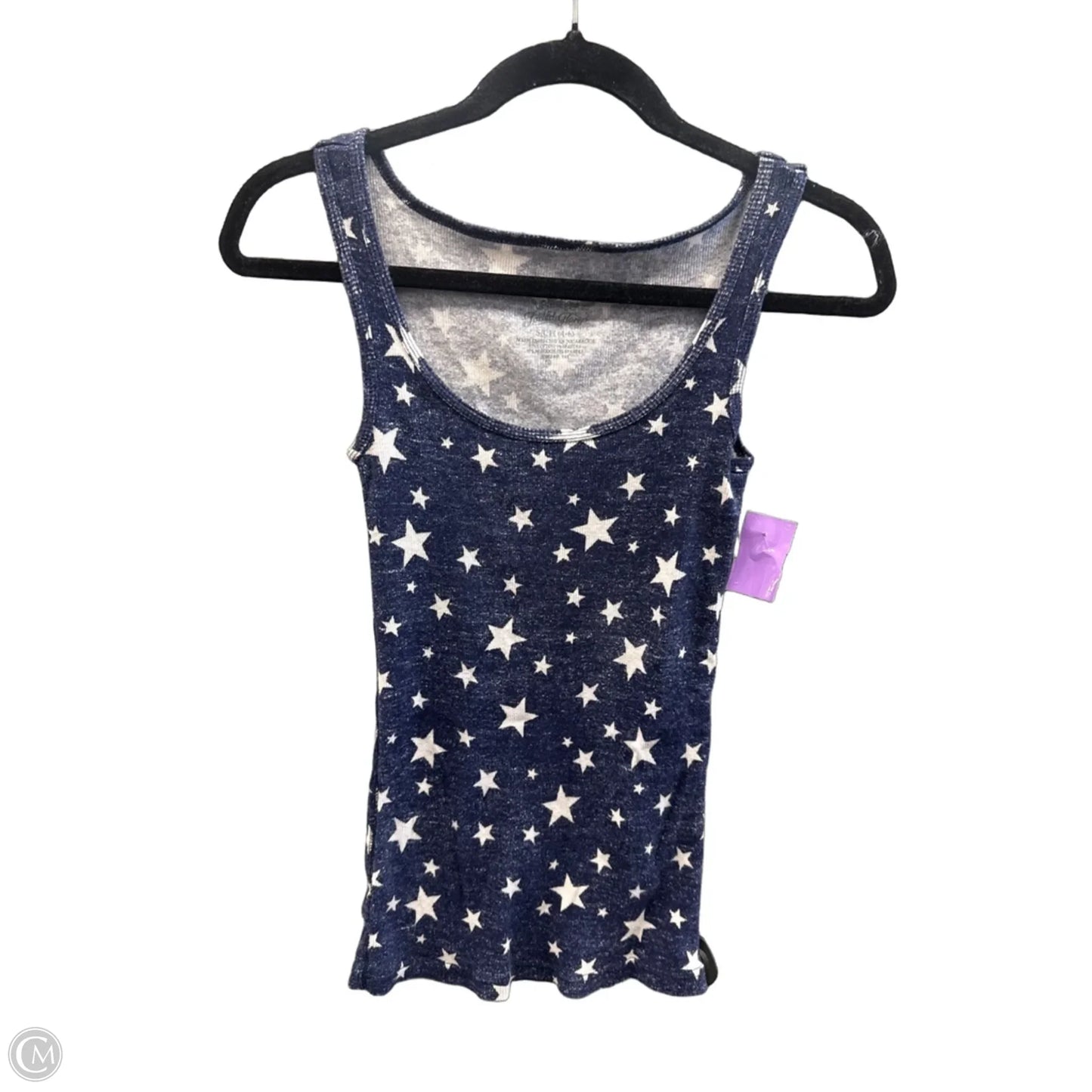 Top Sleeveless By Faded Glory In Blue, Size: S