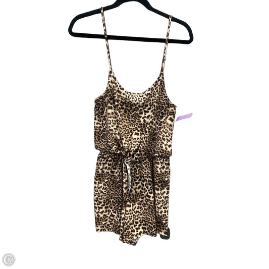 Romper By Ultra Flirt In Animal Print, Size: M