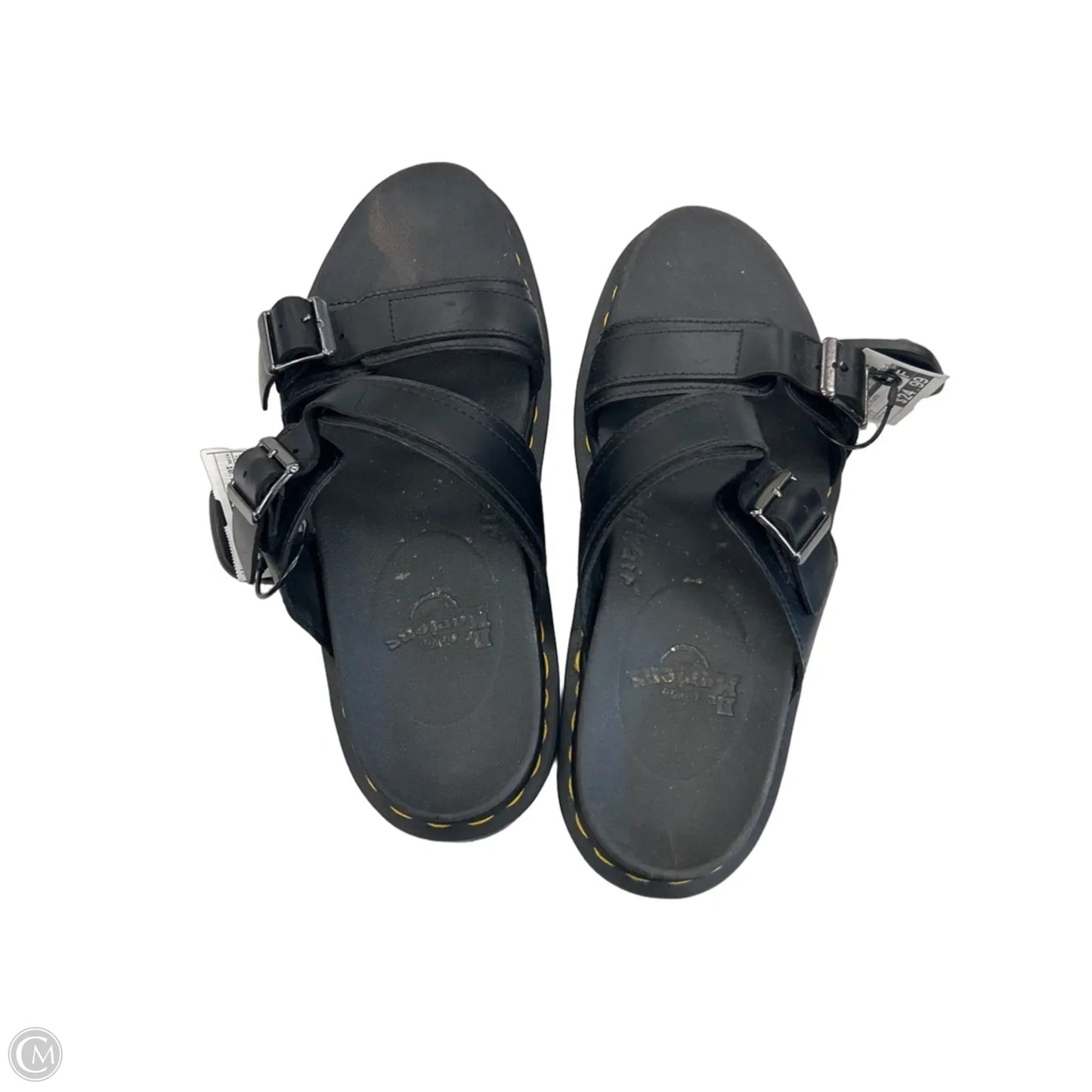 Sandals Flats By Dr Martens In Black, Size: 10.5
