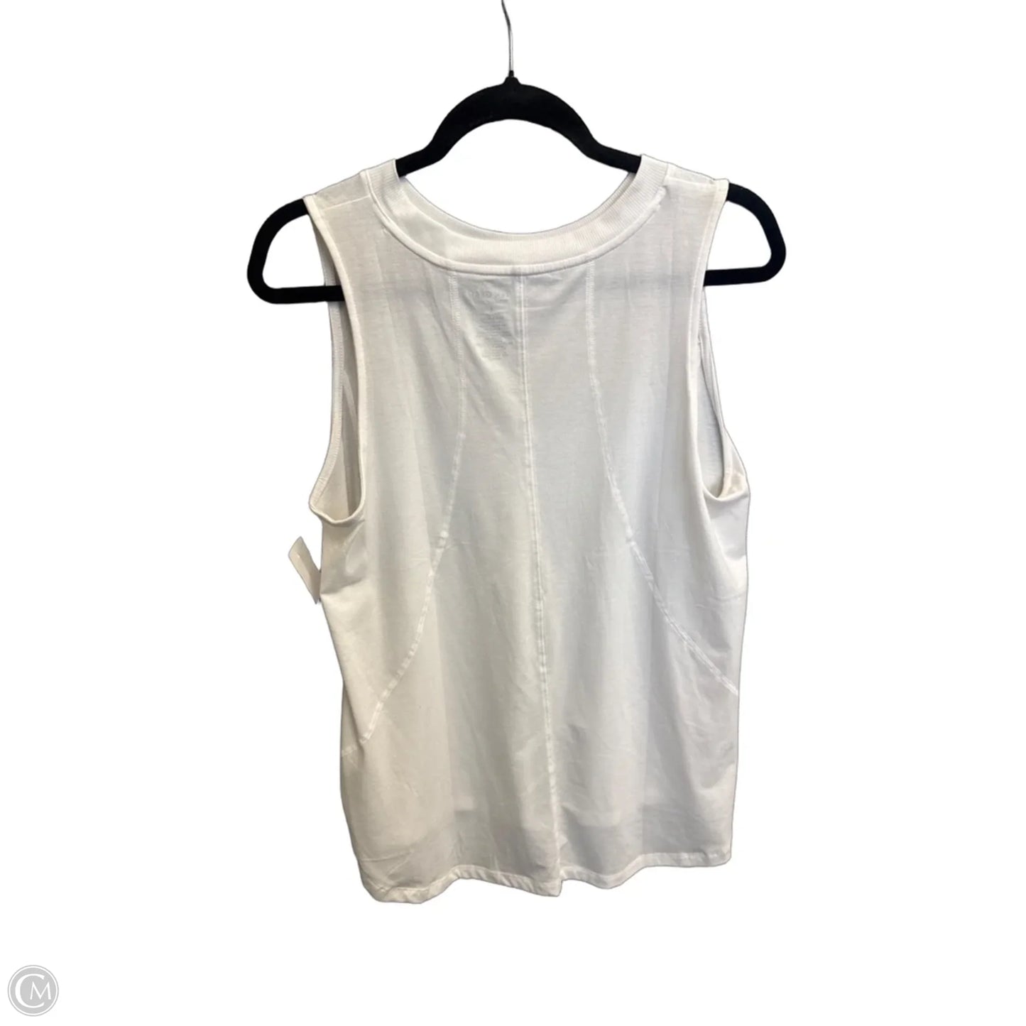 Athletic Tank Top By Tek Gear In White, Size: L