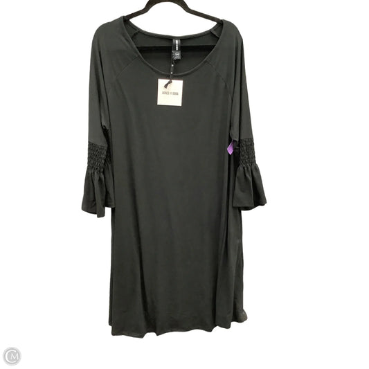 Dress Casual Short By Agnes & Dora In Black, Size: 3x