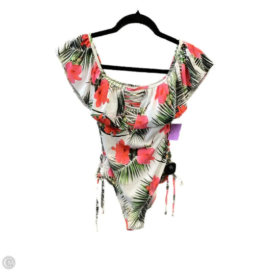 Swimsuit By Clothes Mentor In Floral Print, Size: S