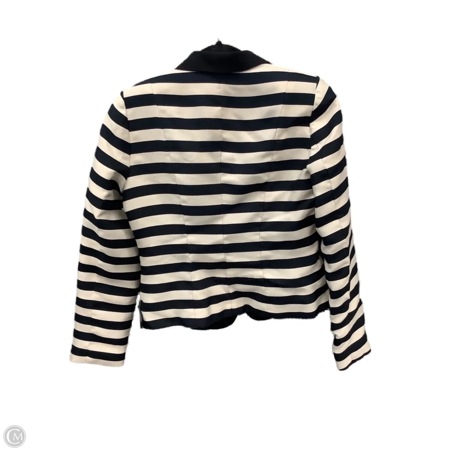 Blazer By Worthington In Striped Pattern, Size: M