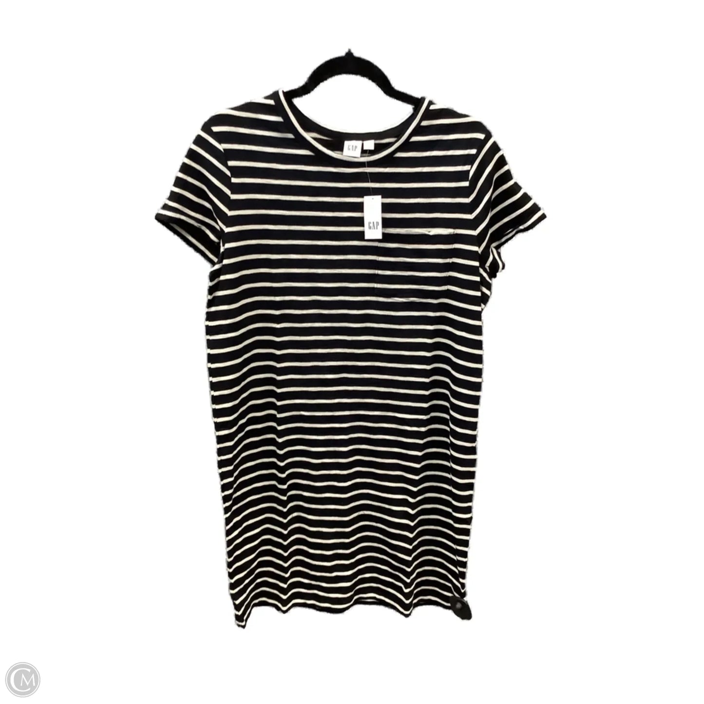 Dress Casual Short By Gap In Striped Pattern, Size: M