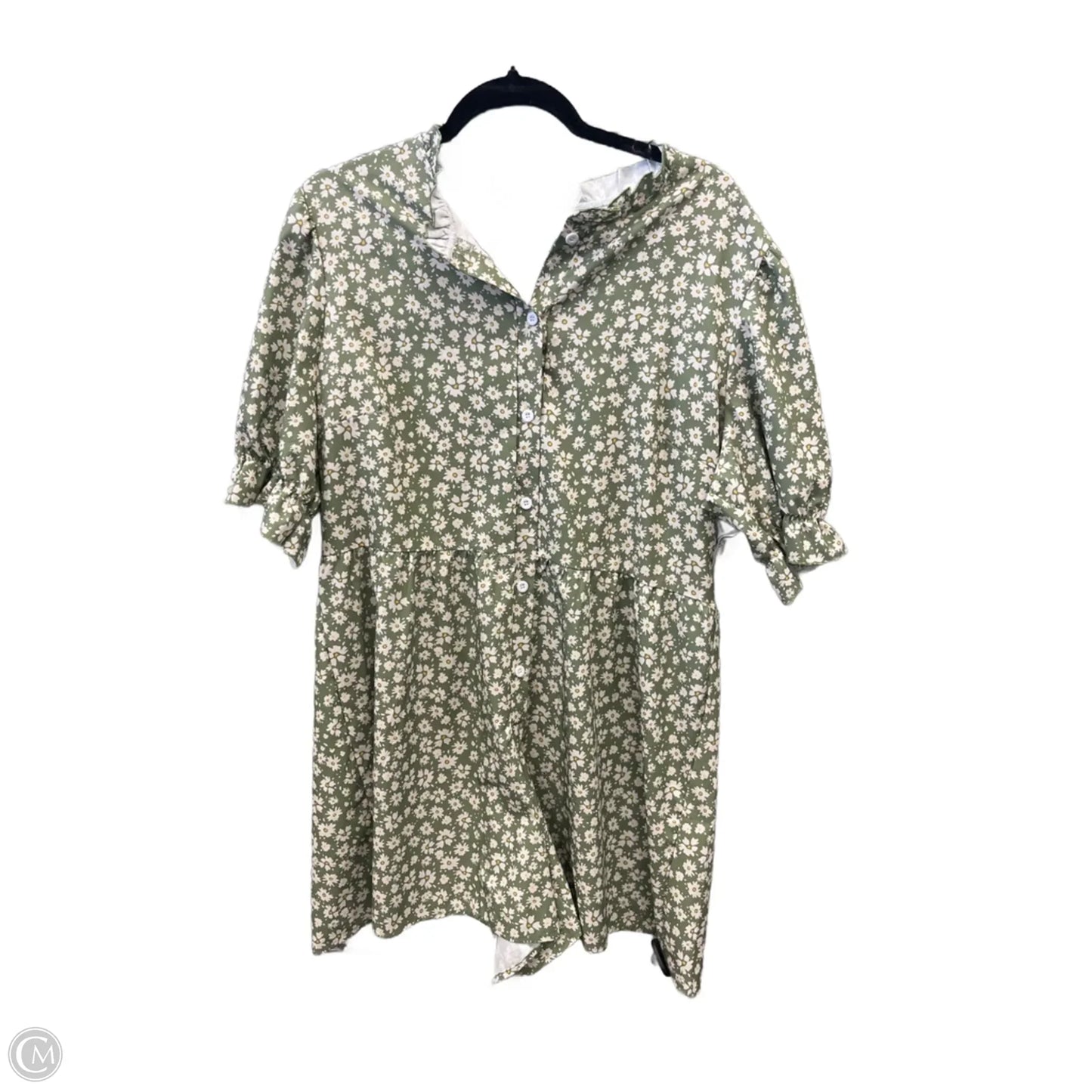 Romper By Clothes Mentor In Green, Size: Xxl