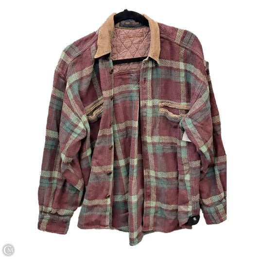 Jacket Other By Clothes Mentor In Plaid Pattern, Size: L