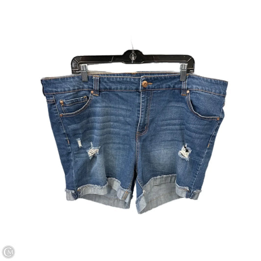 Shorts By Celebrity Pink In Blue Denim, Size: 20