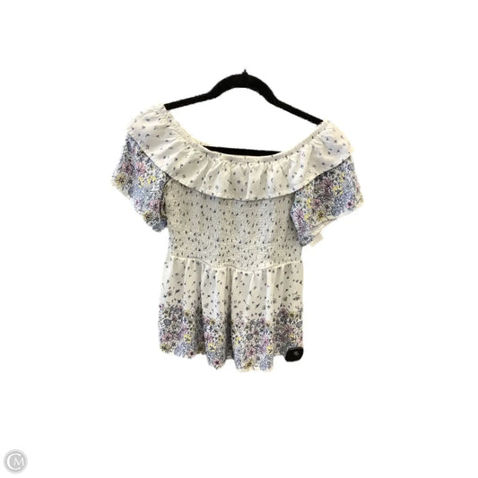 Top Short Sleeve By Maurices In White, Size: Xs