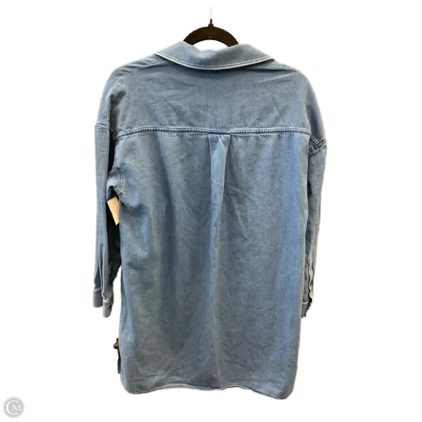 Dress Casual Short By Cos In Blue Denim, Size: S