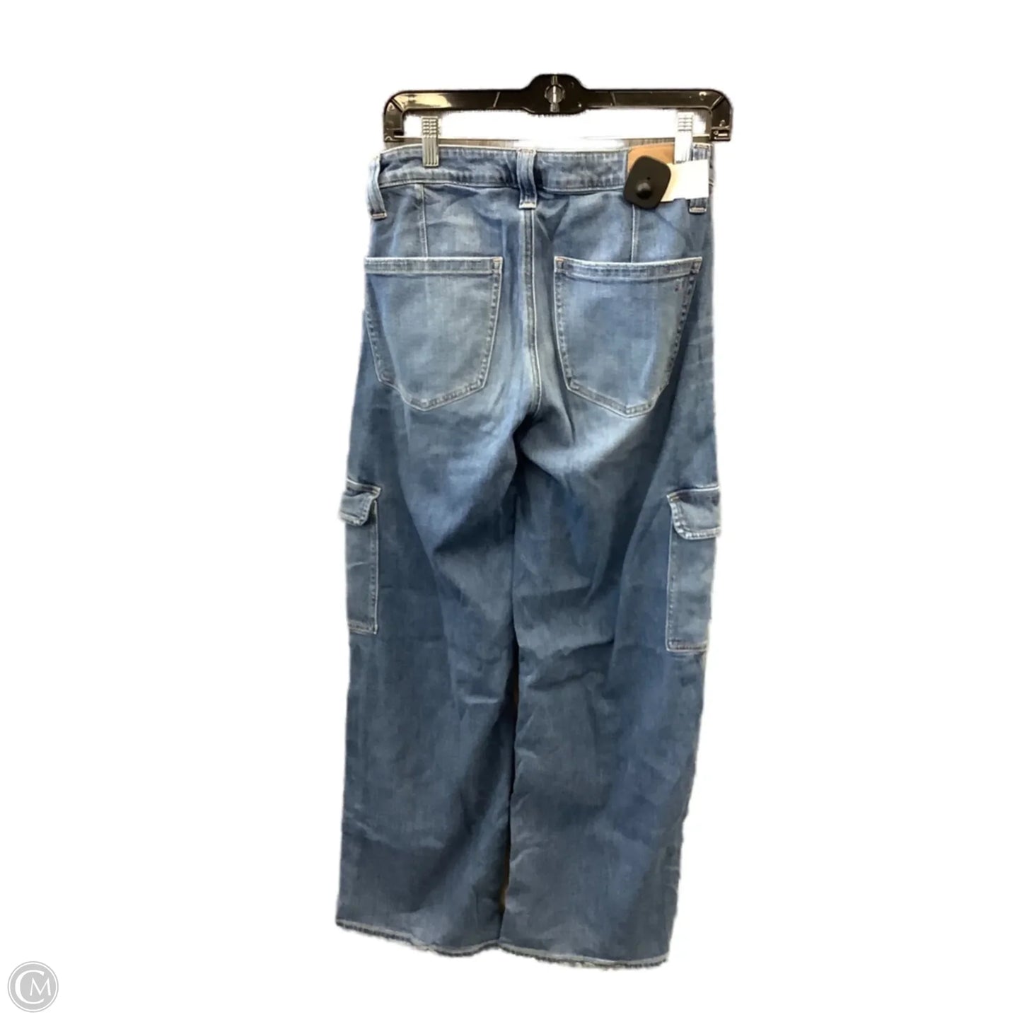 Jeans Straight By American Eagle In Blue Denim, Size: 2