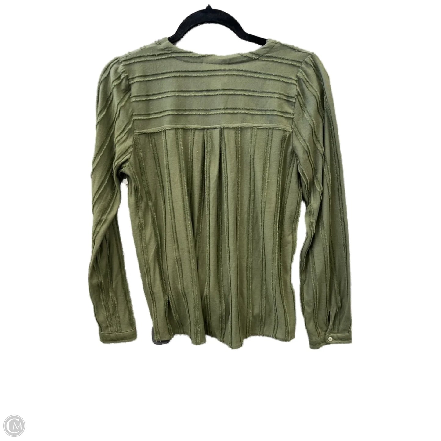 Top Long Sleeve By Maeve In Green, Size: S