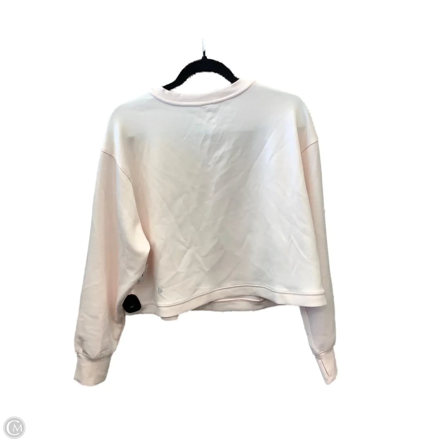 Athletic Top Long Sleeve Collar By Clothes Mentor In Pink, Size: L