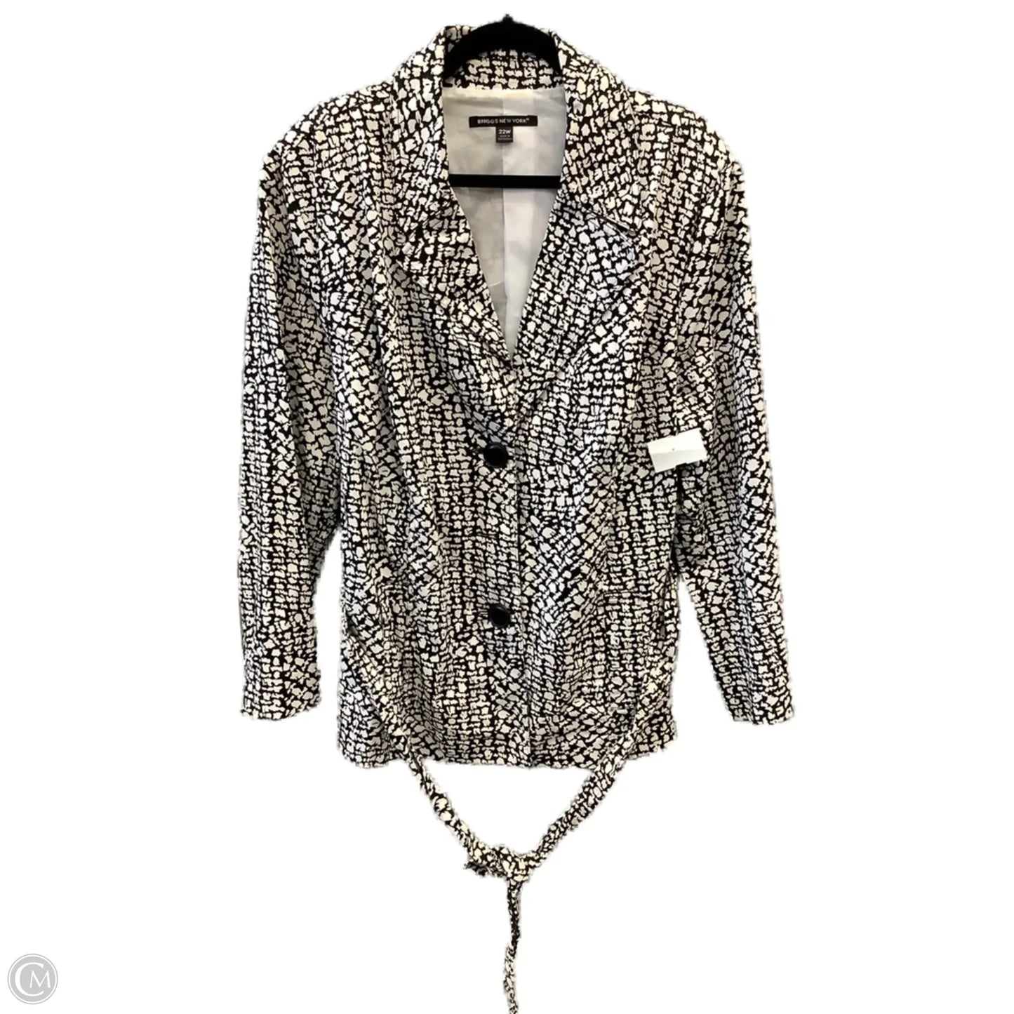 Coat Other By Briggs In White, Size: 3x