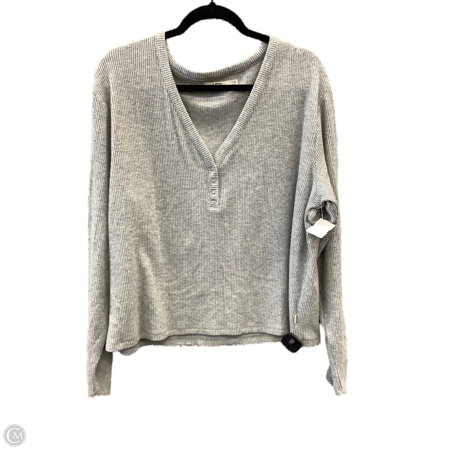 Sweater Designer By Ugg In Grey, Size: Xl
