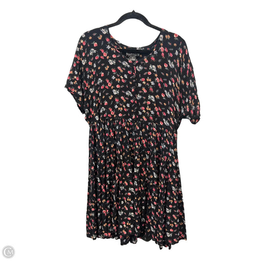 Dress Casual Midi By Clothes Mentor In Floral Print, Size: L