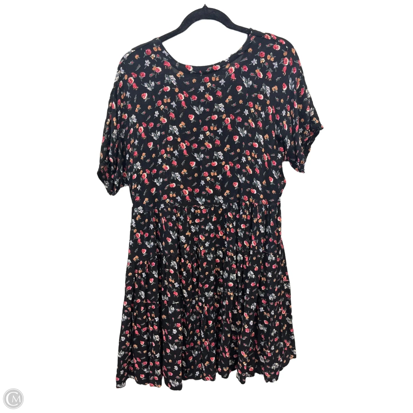 Dress Casual Midi By Clothes Mentor In Floral Print, Size: L